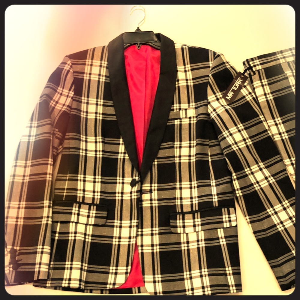 Men’s Trina Turk (Mr Turk) suit.